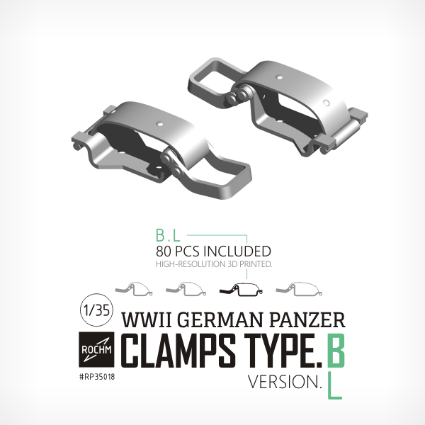 Details about   PE35002 WWII German Clamps & Clasp Early Type 2.0（GP） VOYAGERMODEL1/35 